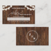 Hoeveel kurken Westerne Vrijgezellenfeest game-kaa Plaatskaartje (Voorkant / Achterkant)