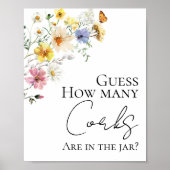 Hoeveel kurken zitten er in het Vrijgezellenfeest  Poster (Voorkant)