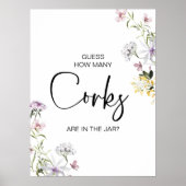 Hoeveel kurken zitten er in het Vrijgezellenfeest  Poster (Voorkant)