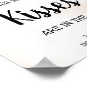 Hoeveel Kusjes Kerst Bruidsfeest Spel Bord Poster (Hoek)