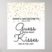 hoeveel kusjes zitten er in de pot douche spel poster (Voorkant)