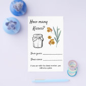 Hoeveel kussen? Bloemen - Game Flyer (Enkel)