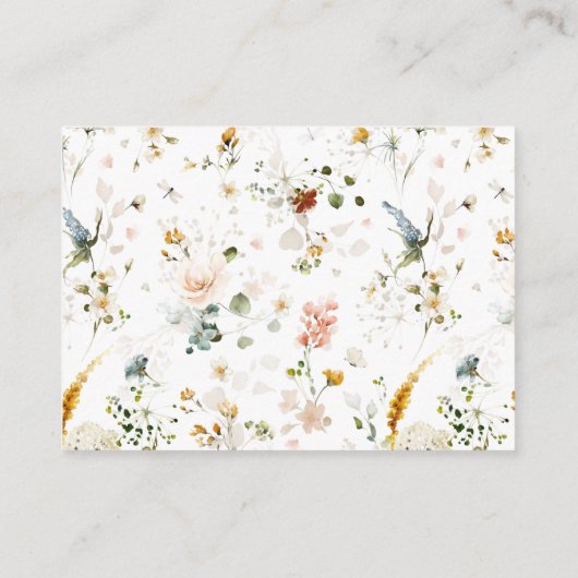 Hoeveel kussen bloemenelegant Vrijgezellenfeest sp Informatiekaartje (Achterkant)