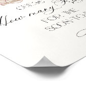 Hoeveel kussen Elegant Off The Market Briidal Poster (Hoek)