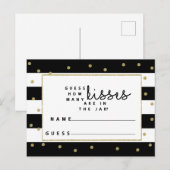 hoeveel kussen in het vrijgezellenfeest van de jar briefkaart (Voorkant / Achterkant)