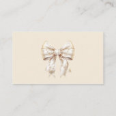 Hoeveel kussen Parels en Prosecco bruidsspel Informatiekaartje (Achterkant)