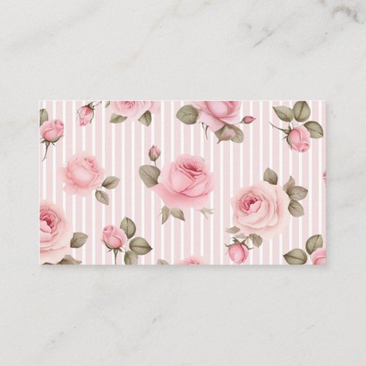 Hoeveel kussen Pink Rose Vrijgezellenfeest Informatiekaartje (Achterkant)