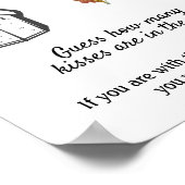 Hoeveel kussen? Poster Flowers Game (Hoek)