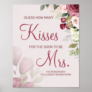 Hoeveel kussen voor binnenkort Mrs. Poster