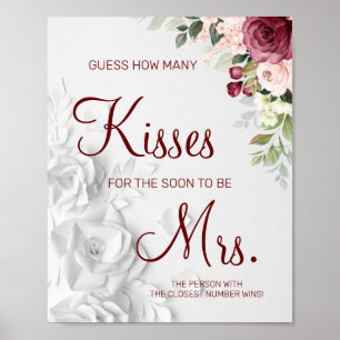 Hoeveel kussen voor binnenkort Mrs. Poster