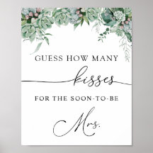 Hoeveel kussen voor de aanstaande mevrouw bord