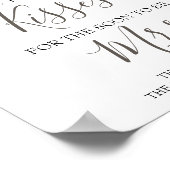 Hoeveel kussen voor de aanstaande mevrouw Douche s Poster (Hoek)