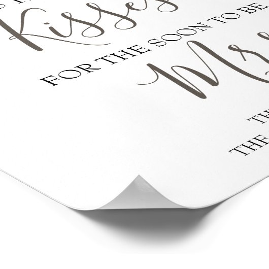 Hoeveel kussen voor de aanstaande mevrouw Douche s Poster (Hoek)