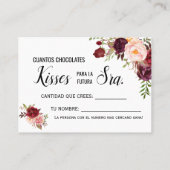 Hoeveel kussen voor de binnenkort te worden Mrs. Plaatskaartje (Achterkant)