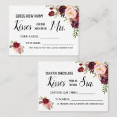 Hoeveel kussen voor de binnenkort te worden Mrs. Plaatskaartje (Voorkant / Achterkant)