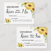 Hoeveel kussen voor de binnenkort te worden Mrs. Plaatskaartje (Voorkant / Achterkant)