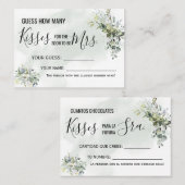 Hoeveel kussen voor de binnenkort te worden Mrs. Plaatskaartje (Voorkant / Achterkant)