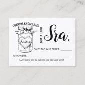 Hoeveel kussen voor de binnenkort te worden Mrs. Plaatskaartje (Achterkant)