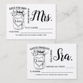 Hoeveel kussen voor de binnenkort te worden Mrs. Plaatskaartje (Voorkant / Achterkant)