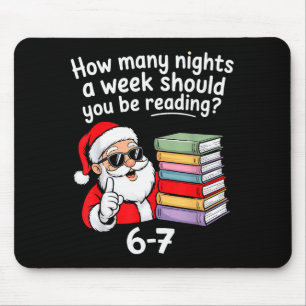 Hoeveel nachten Lezen Leraar 67 Kerstmis Zes S Muismat
