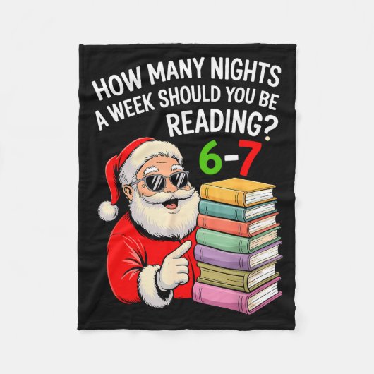 Hoeveel nachten per week moet je 67 Ch lezen Fleece Deken (Voorkant)