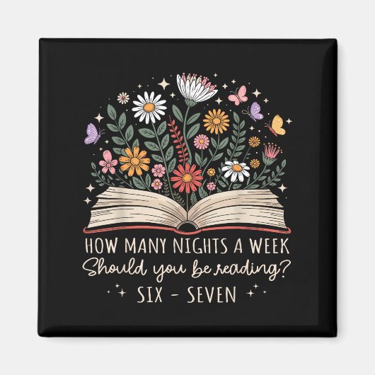 Hoeveel nachten per week moet je 67 Me lezen Magneet (Voorkant)