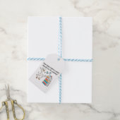 Hoeveel nachten per week moet je 6-7 lezen cadeaulabel (Met Touw)
