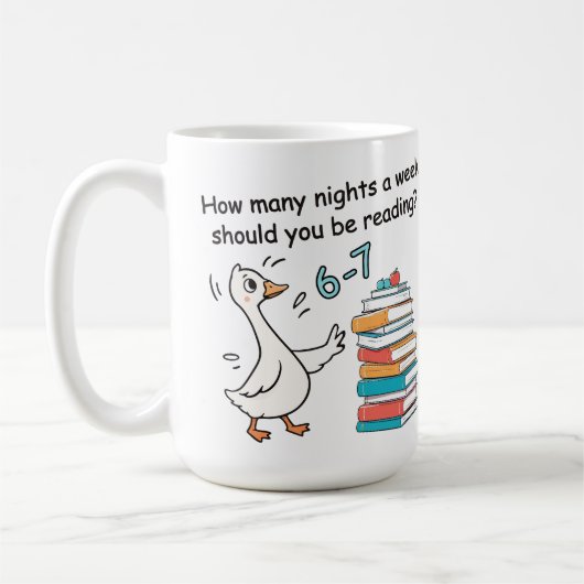 Hoeveel nachten per week moet je 6-7 lezen koffiemok (Links)