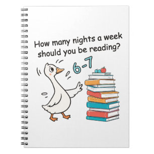 Hoeveel nachten per week moet je 6-7 lezen notitieboek