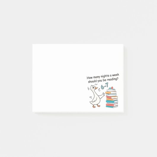 Hoeveel nachten per week moet je 6-7 lezen post-it® notes (Voorkant)