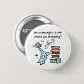 Hoeveel nachten per week moet je lezen? 67 ronde button 5,7 cm (Voorkant /achterkant)