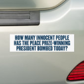 Hoeveel ombed vandaag Bumpersticker (Op auto)