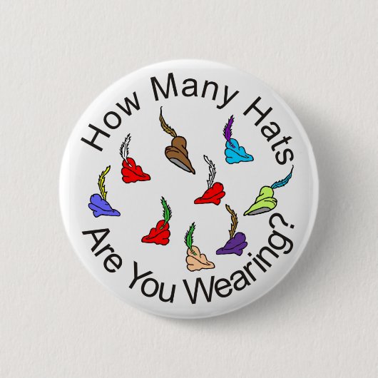 Hoeveel Petten woon je? Ronde Button 5,7 Cm (Voorkant)