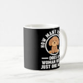 Hoeveel poedels heeft een vrouw nog maar één p nod koffiemok (Voorkant rechts)