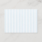 Hoeveel pompoenen Blue Bow Baby shower Informatiekaartje (Achterkant)