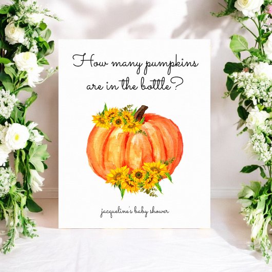 Hoeveel pompoenen in het Poster Jar