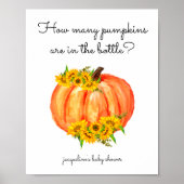 Hoeveel pompoenen in het Poster Jar (Voorkant)