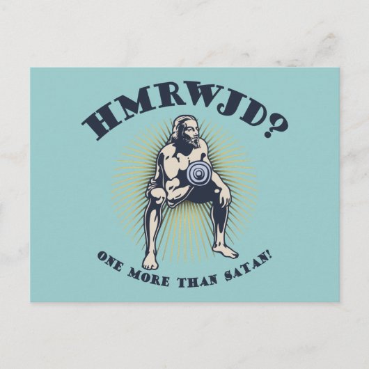 Hoeveel Reps? Briefkaart (Voorkant)