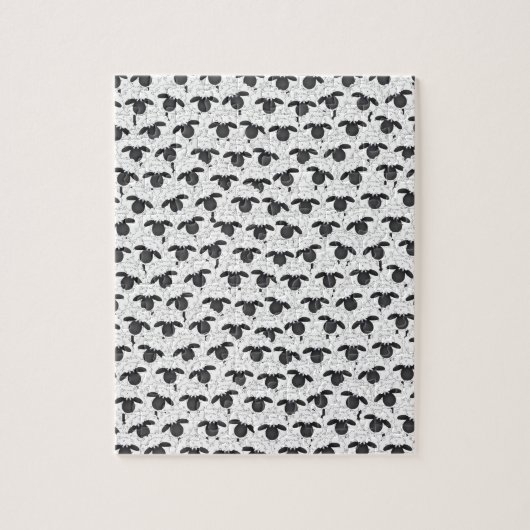 Hoeveel schapen? legpuzzel (Verticaal)