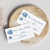 "Hoeveel schelpen" raden spel Kaart