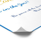 Hoeveel snoepjes Bruidsfeest Spel Bord Poster (Hoek)