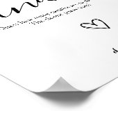 Hoeveel Snoepjes in Jar Baby shower Game Poster (Hoek)