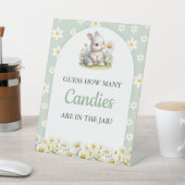 Hoeveel Snoepjes spel Teddy Bear Het is een jongen Reclamebord Met Voetstuk (Insitu)