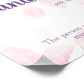 Hoeveel Snoepjes Vrijgezellenfeest Spel Sign. Poster (Hoek)