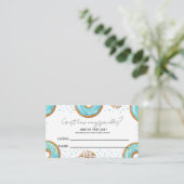 Hoeveel SPrinkles In de Jar Baby shower Game Informatiekaartje (Staand voorkant)