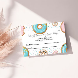 Hoeveel SPrinkles In de Jar Baby shower Game Informatiekaartje