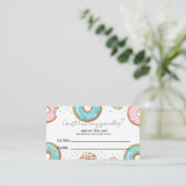 Hoeveel SPrinkles In de Jar Baby shower Game Informatiekaartje (Staand voorkant)