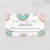 Hoeveel SPrinkles In de Jar Baby shower Game Informatiekaartje (Voorkant)