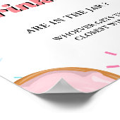 Hoeveel SPrinkles In de Jar Baby shower Game Poster (Hoek)