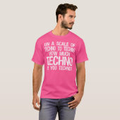 Hoeveel techno heb je techno - EDM T-shirt (Voorkant volledig)